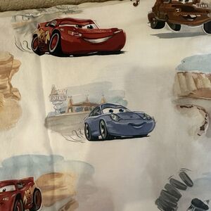 Pottery Barn Kids Cars Toddler Bed Top Sheet And Pillow Case